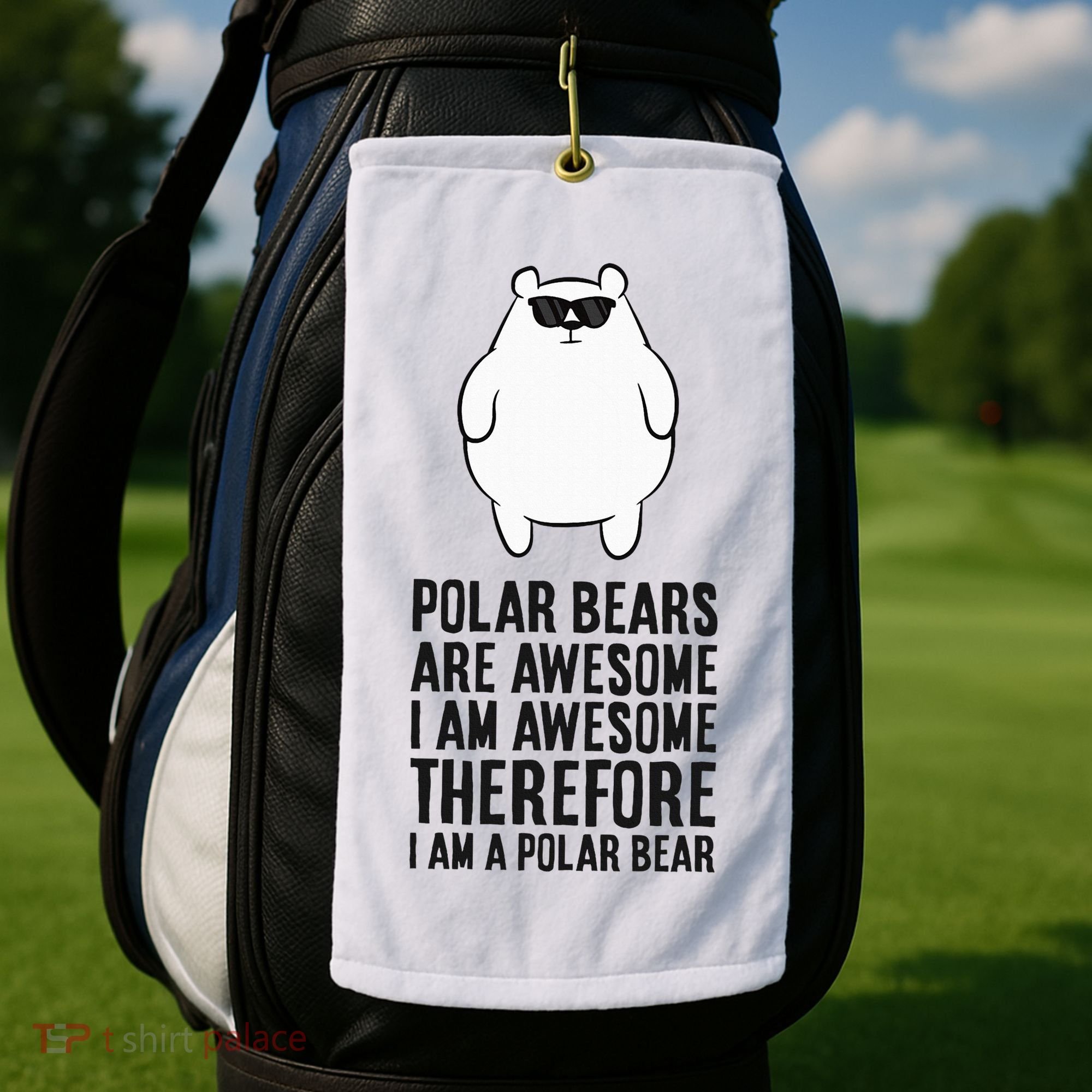 Polar Bears Are Awesome. IM Awesome IM A Polar Bear Golf Towel