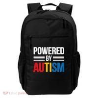Powered By Autism For Autism Awareness Women Mom Backpack thumb 0