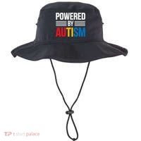 Powered By Autism For Autism Awareness Women Mom Bucket Hat thumb 0