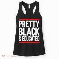 Pretty Black And Educated Women's Tank Top thumb 0