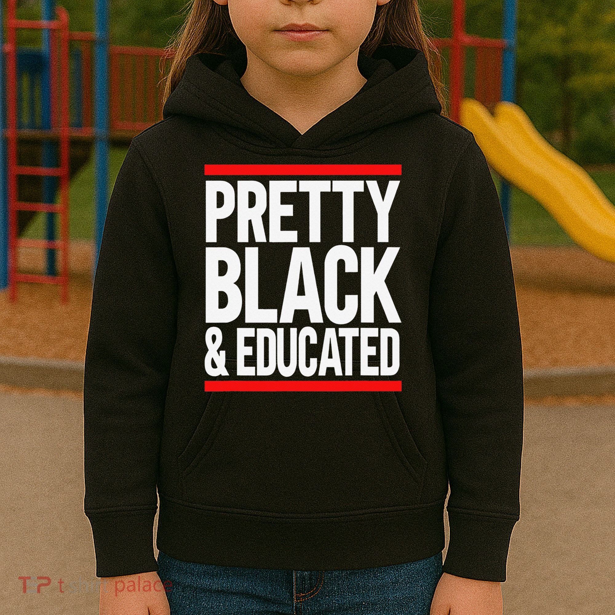 Pretty Black And Educated Kids Hoodie