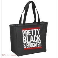 Pretty Black And Educated Tote Bag thumb 2