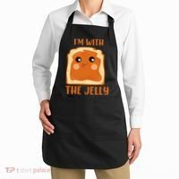 Peanut Butter And Jelly Cute Couple Im With The Jelly Apron thumb 2