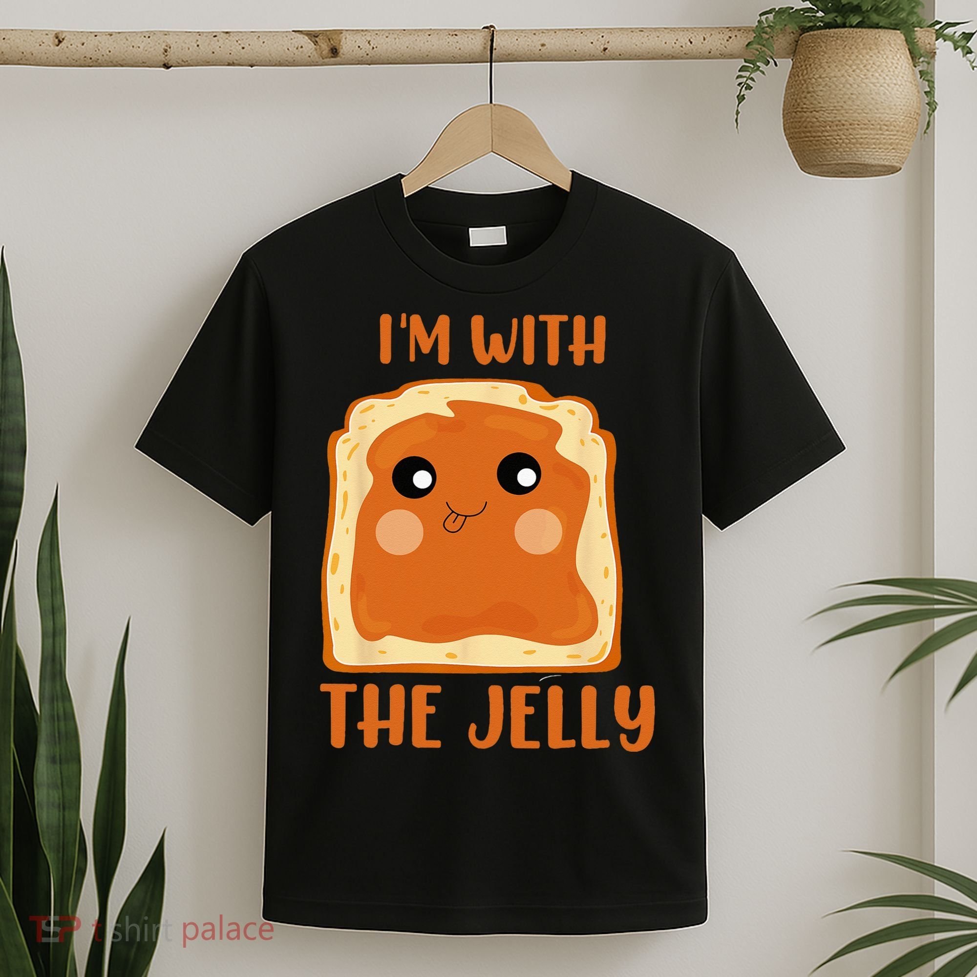 Peanut Butter And Jelly Cute Couple Im With The Jelly T-Shirt