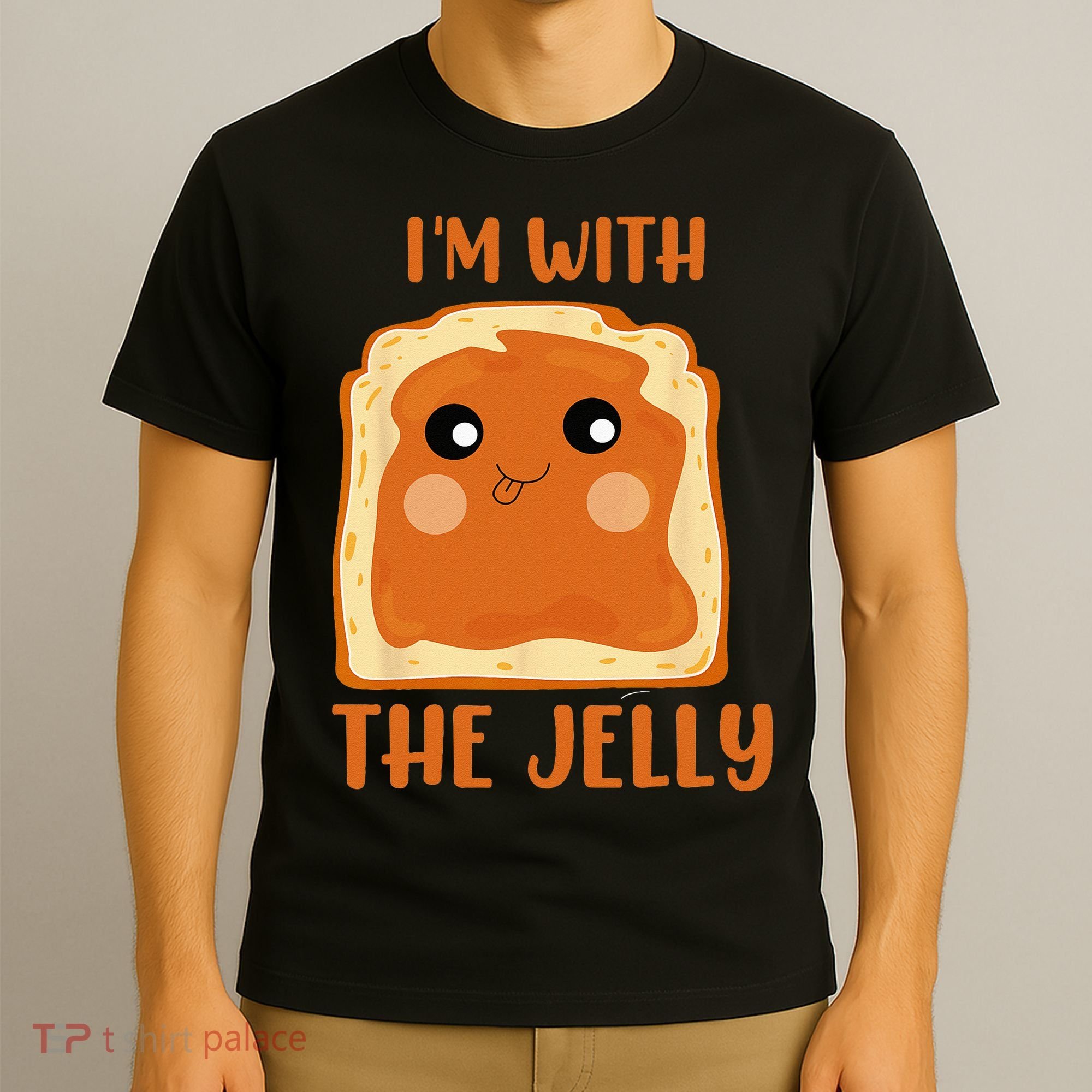 Peanut Butter And Jelly Cute Couple Im With The Jelly T-Shirt