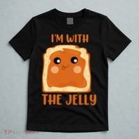 Peanut Butter And Jelly Cute Couple Im With The Jelly T-Shirt thumb 5