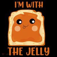 Peanut Butter And Jelly Cute Couple Im With The Jelly Coffee Mug thumb 5