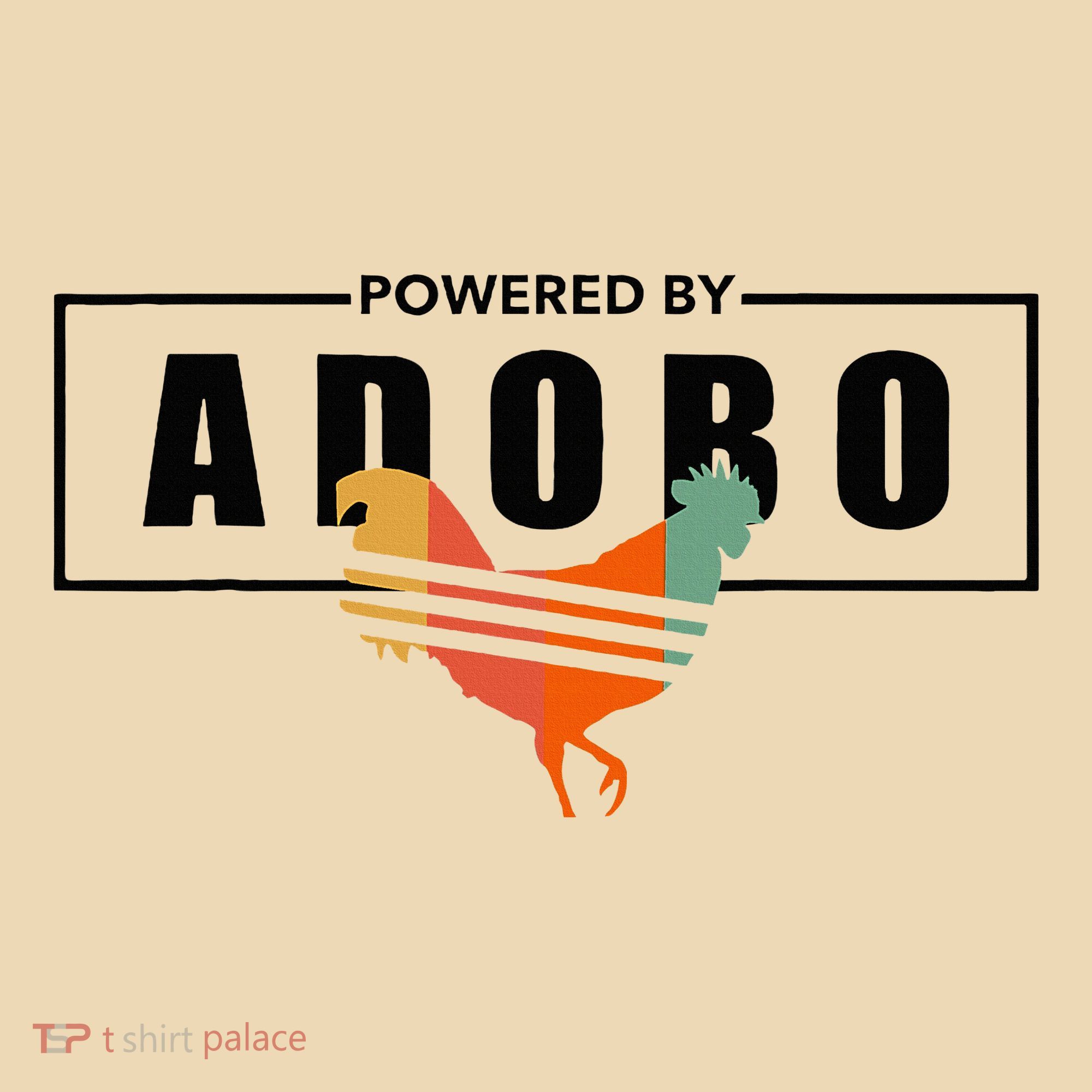 Powered By Adobo Chicken Retro Rooster Filipino Popular Food Tote Bag