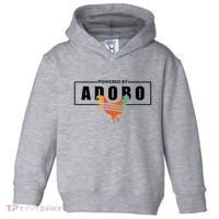 Powered By Adobo Chicken Retro Rooster Filipino Popular Food Toddler Hoodie thumb 0