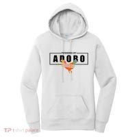Powered By Adobo Chicken Retro Rooster Filipino Popular Food Women's Hoodie thumb 0