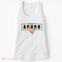 Powered By Adobo Chicken Retro Rooster Filipino Popular Food Women's Tank Top thumb 0