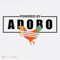 Powered By Adobo Chicken Retro Rooster Filipino Popular Food Baby Bodysuit thumb 2