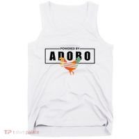 Powered By Adobo Chicken Retro Rooster Filipino Popular Food Tank Top thumb 0