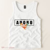 Powered By Adobo Chicken Retro Rooster Filipino Popular Food Tank Top thumb 2
