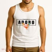 Powered By Adobo Chicken Retro Rooster Filipino Popular Food Tank Top thumb 3