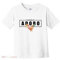 Powered By Adobo Chicken Retro Rooster Filipino Popular Food Toddler T-Shirt thumb 0