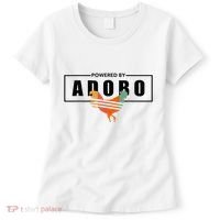Powered By Adobo Chicken Retro Rooster Filipino Popular Food Women's T-Shirt thumb 0
