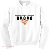 Powered By Adobo Chicken Retro Rooster Filipino Popular Food Kids Sweatshirt thumb 0