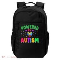 Powered By Autism Awareness Month Autism - Autism Funny Gift Backpack thumb 0