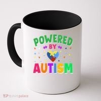 Powered By Autism Awareness Month Autism - Autism Funny Gift Coffee Mug thumb 0