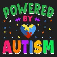 Powered By Autism Awareness Month Autism - Autism Funny Gift Beanie thumb 2