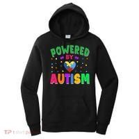 Powered By Autism Awareness Month Autism - Autism Funny Gift Women's Hoodie thumb 0