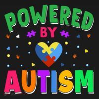 Powered By Autism Awareness Month Autism - Autism Funny Gift Women's Tank Top thumb 5