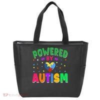 Powered By Autism Awareness Month Autism - Autism Funny Gift Tote Bag thumb 0