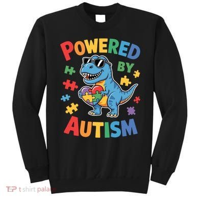 Powered By Autism For Autism Awareness Sweatshirt