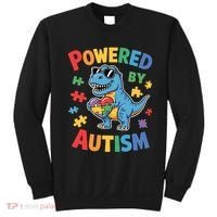 Powered By Autism For Autism Awareness Sweatshirt thumb 0