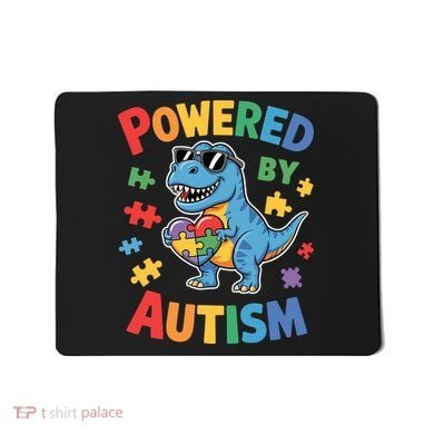 Powered By Autism For Autism Awareness Mousepad