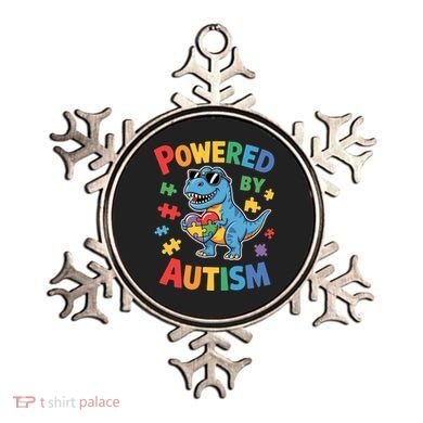Powered By Autism For Autism Awareness Ornament