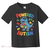 Powered By Autism For Autism Awareness Toddler T-Shirt thumb 0