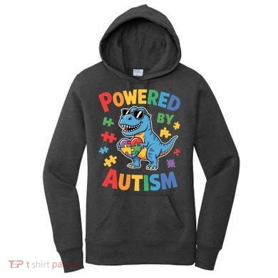 Powered By Autism For Autism Awareness Women's Hoodie