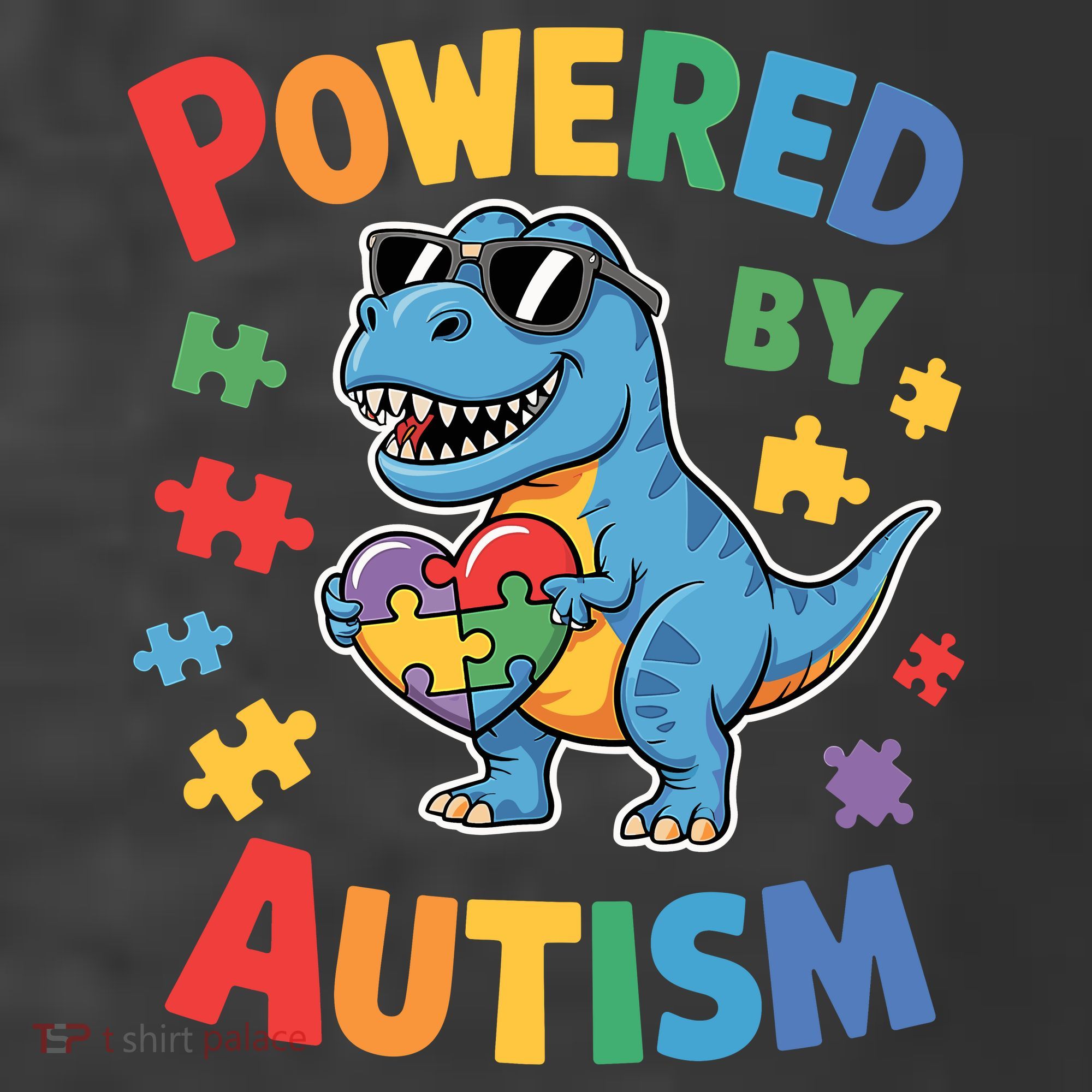 Powered By Autism For Autism Awareness Women's Hoodie