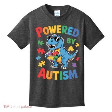 Powered By Autism For Autism Awareness Kids T-Shirt