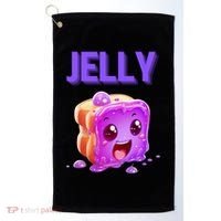 Peanut Butter And Jelly Matching Couple Best Friends Lover Gift Golf Towel thumb 0