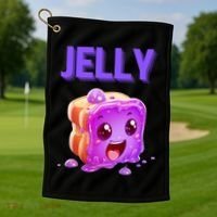 Peanut Butter And Jelly Matching Couple Best Friends Lover Gift Golf Towel thumb 1