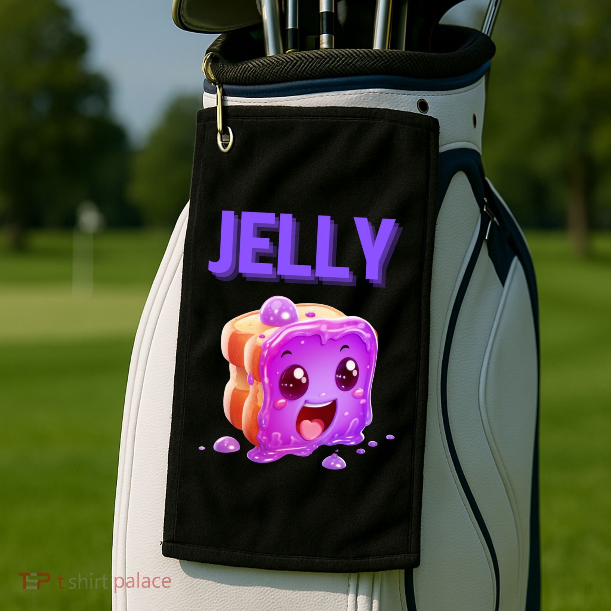 Peanut Butter And Jelly Matching Couple Best Friends Lover Gift Golf Towel