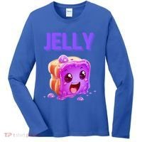 Peanut Butter And Jelly Matching Couple Best Friends Lover Gift Women's Long Sleeve Shirt thumb 0