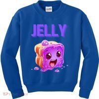 Peanut Butter And Jelly Matching Couple Best Friends Lover Gift Kids Sweatshirt thumb 0