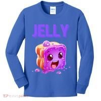 Peanut Butter And Jelly Matching Couple Best Friends Lover Gift Kids Long Sleeve Shirt thumb 0