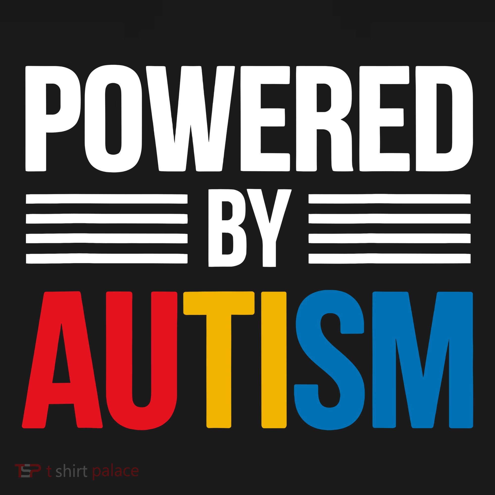 Powered By Autism For Autism Awareness Apron