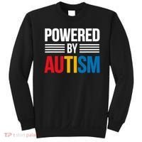 Powered By Autism For Autism Awareness Sweatshirt thumb 0
