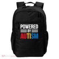 Powered By Autism For Autism Awareness Backpack thumb 0