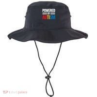 Powered By Autism For Autism Awareness Bucket Hat thumb 0