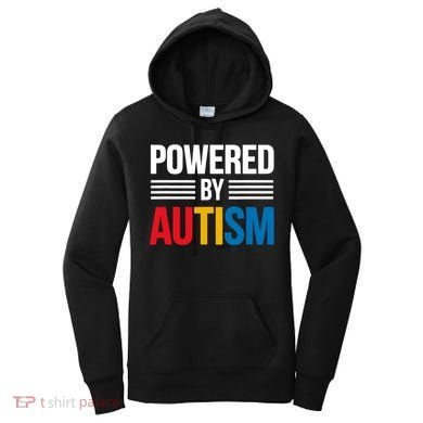 Powered By Autism For Autism Awareness Women's Hoodie