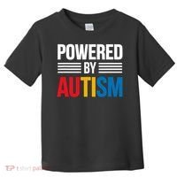 Powered By Autism For Autism Awareness Toddler T-Shirt thumb 0