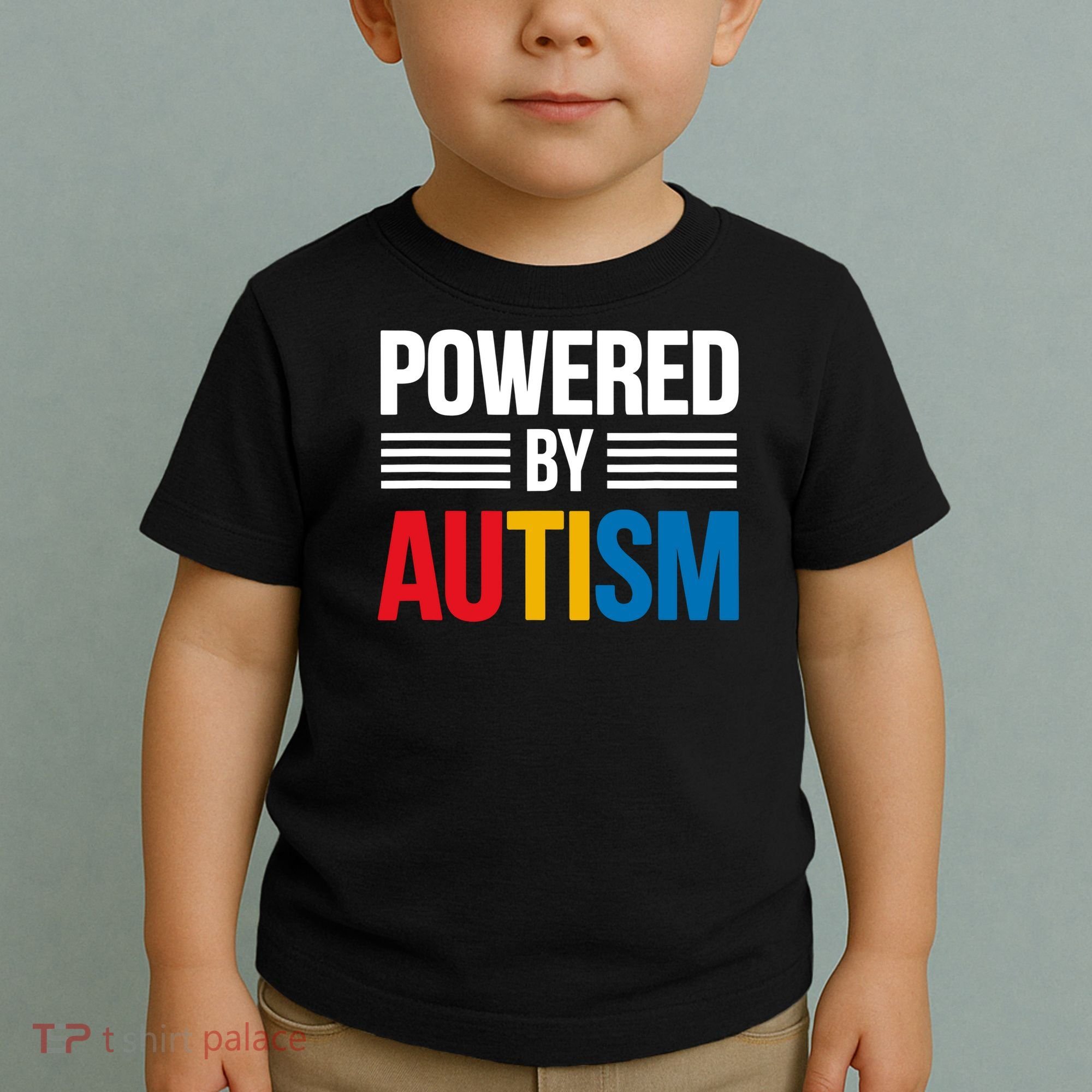 Powered By Autism For Autism Awareness Toddler T-Shirt