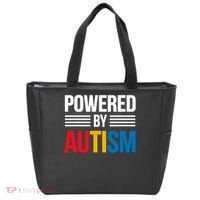 Powered By Autism For Autism Awareness Tote Bag thumb 0